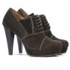 Pantofi eleganti dama 1091 maro antilopa