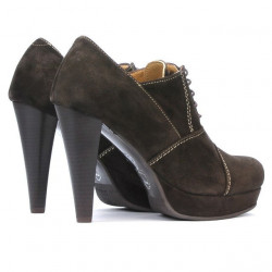Pantofi eleganti dama 1091 maro antilopa
