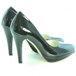 Pantofi eleganti dama 1233 lac negru