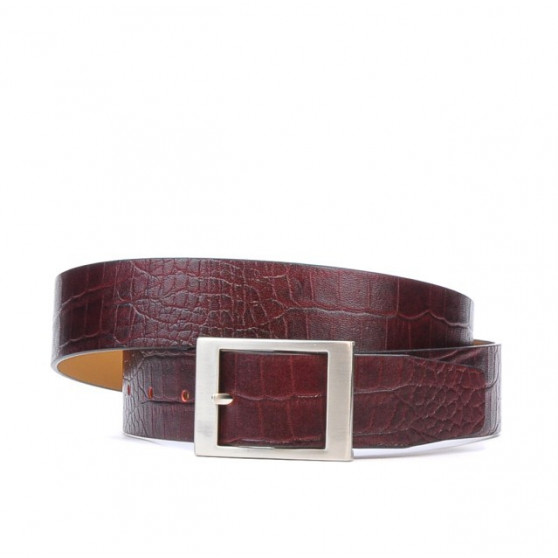 Női öv 02m croco bordó Női öv 02m croco bordó