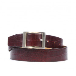 Női öv 02m croco bordó