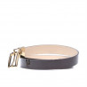 Curea dama 02m bicolor cs lac bordo+bej