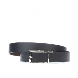 Curea dama 02m bicolor cs negru+cafe