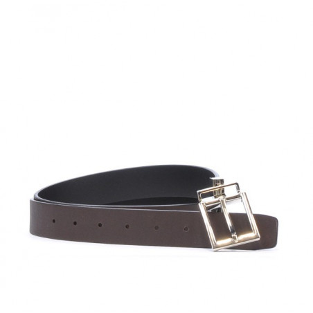 Curea dama 02m bicolor cs negru+cafe