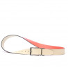 Curea dama 02m bicolor cs rosu+bej