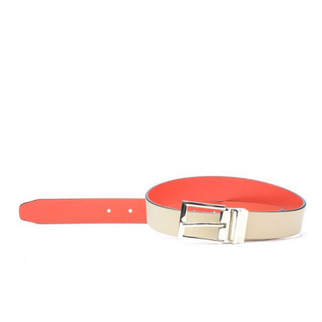 Curea dama 02m bicolor cs rosu+bej