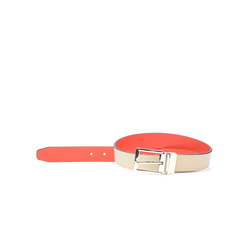 Curea dama 02m bicolor cs rosu+bej
