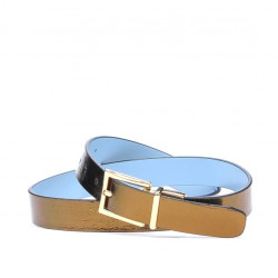Curea dama 02m bicolor cs aramiu+bleu