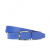 Curea dama 02m bicolor cs croco indigo+albastru