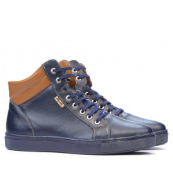 Ghete barbati 4103 indigo+maro