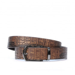 Curea barbati 12b croco maro