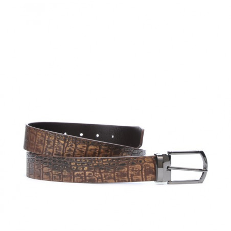 Curea barbati 12b croco maro