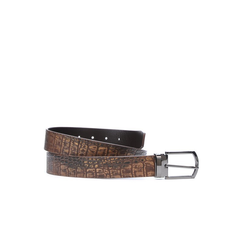 Curea barbati 12b croco maro