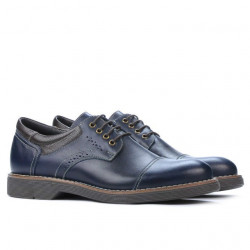 Pantofi casual barbati 848 indigo+cafe