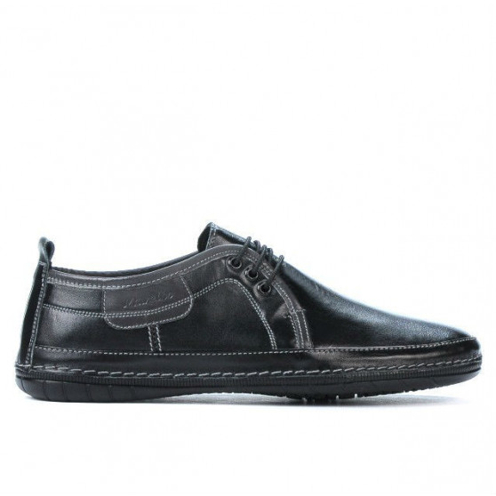 Mocasini barbati 865s negru+gri Mocasini barbati 865s negru+gri