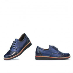 Pantofi copii mici 60c lac indigo combinat01
