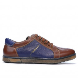Pantofi sport barbati 849 maro+indigo