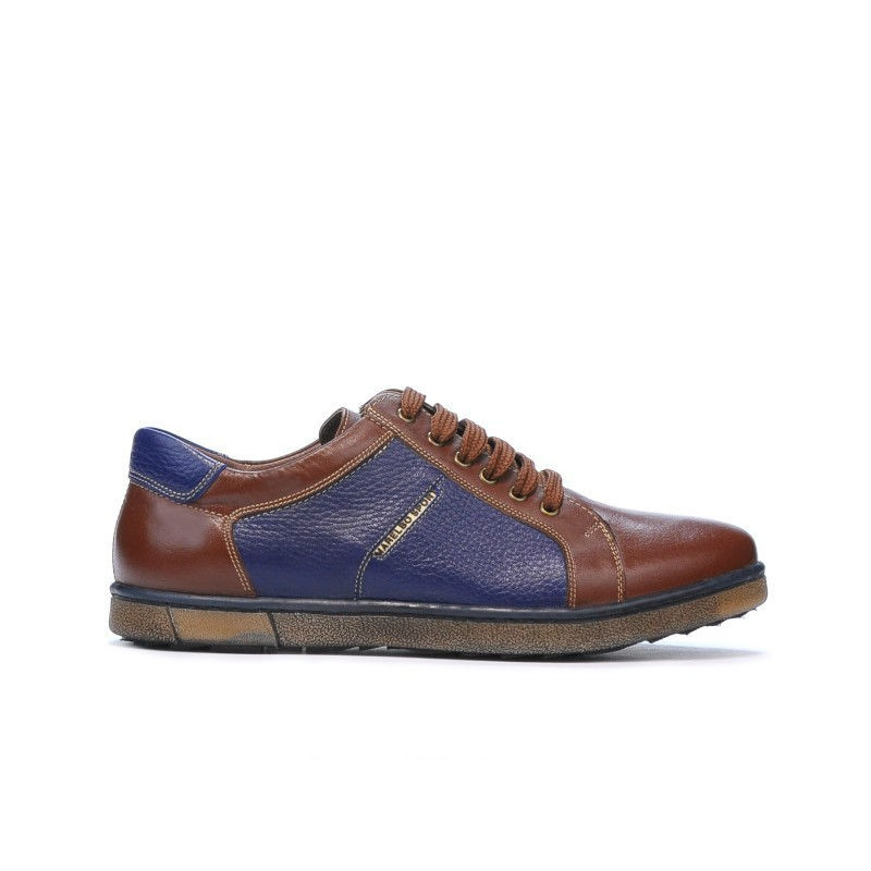 Pantofi sport barbati 849 maro+indigo