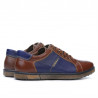 Pantofi sport barbati 849 maro+indigo