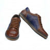 Pantofi sport barbati 849 maro+indigo