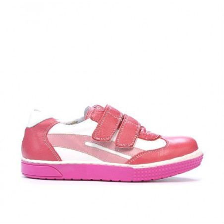 Pantofi copii mici 16-2c roz+alb