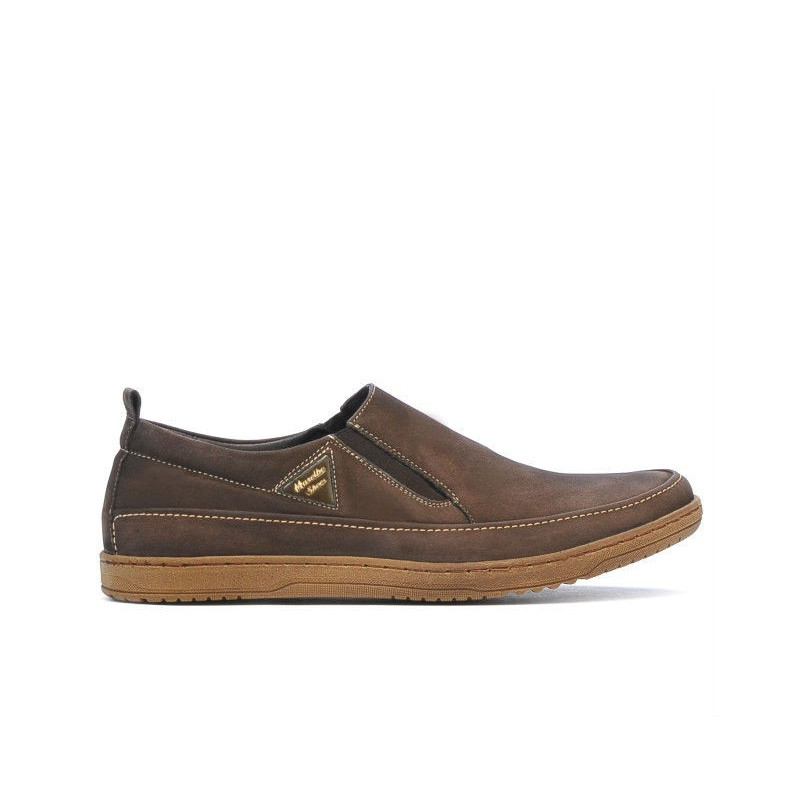 Férfi casual cipők 745 bufo kávé