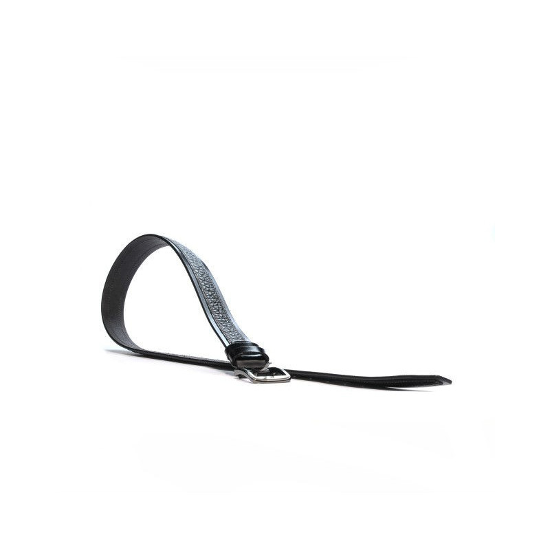 Férfi öv 16b fekete+biz fekete