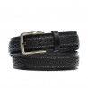 Curea barbati 16b negru+biz negru