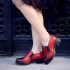 Pantofi casual dama 684 a rosu