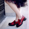 Pantofi casual dama 684 a rosu