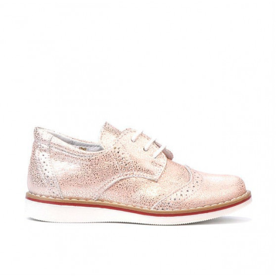 Pantofi copii mici 60c pudra sidef Pantofi copii mici 60c pudra sidef