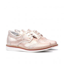 Pantofi copii mici 60c pudra sidef