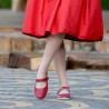 Mocasini dama 685 rosu