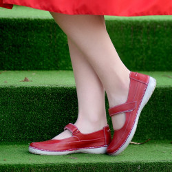 Mocasini dama 685 rosu