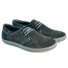 Pantofi casual barbati 774 negru velur 
