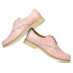 Pantofi casual dama 678 pudra