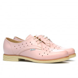 Pantofi casual dama 678 pudra