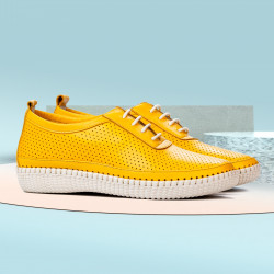 Mocasini dama 688 galben