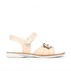 Sandale copii mici 55c lac nude