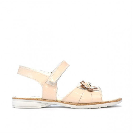 Sandale copii mici 55c lac nude Sandale copii mici 55c lac nude