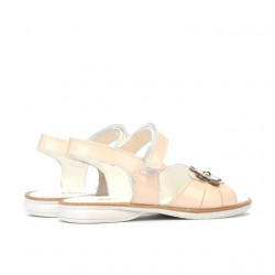 Sandale copii mici 55c lac nude