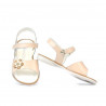 Sandale copii mici 55c lac nude