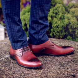Pantofi eleganti barbati 828-1 a maro