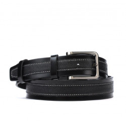 Curea barbati 18b negru+biz negru