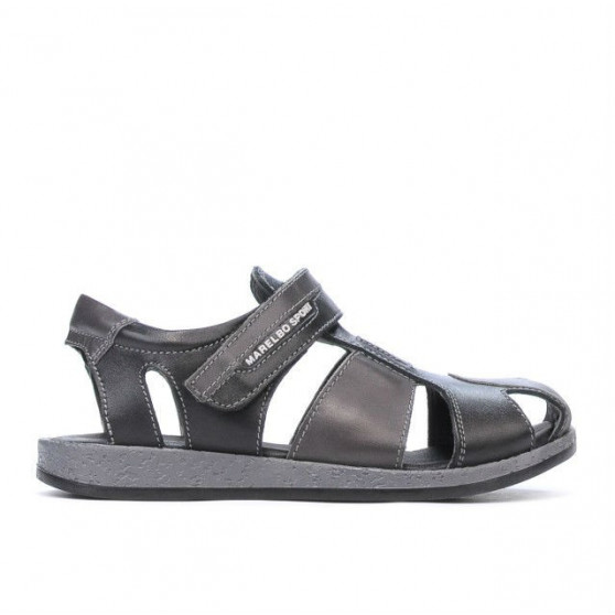 Sandale copii 324 negru+gri