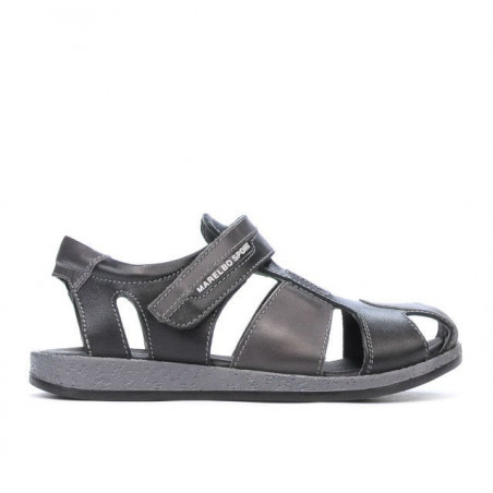 Sandale copii 324 negru+gri