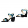 Sandale dama 5042 bleu+negru