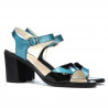 Sandale dama 5042 bleu+negru