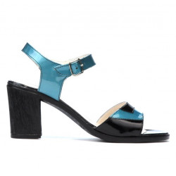 Sandale dama 5042 bleu+negru