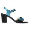 Sandale dama 5042 bleu+negru